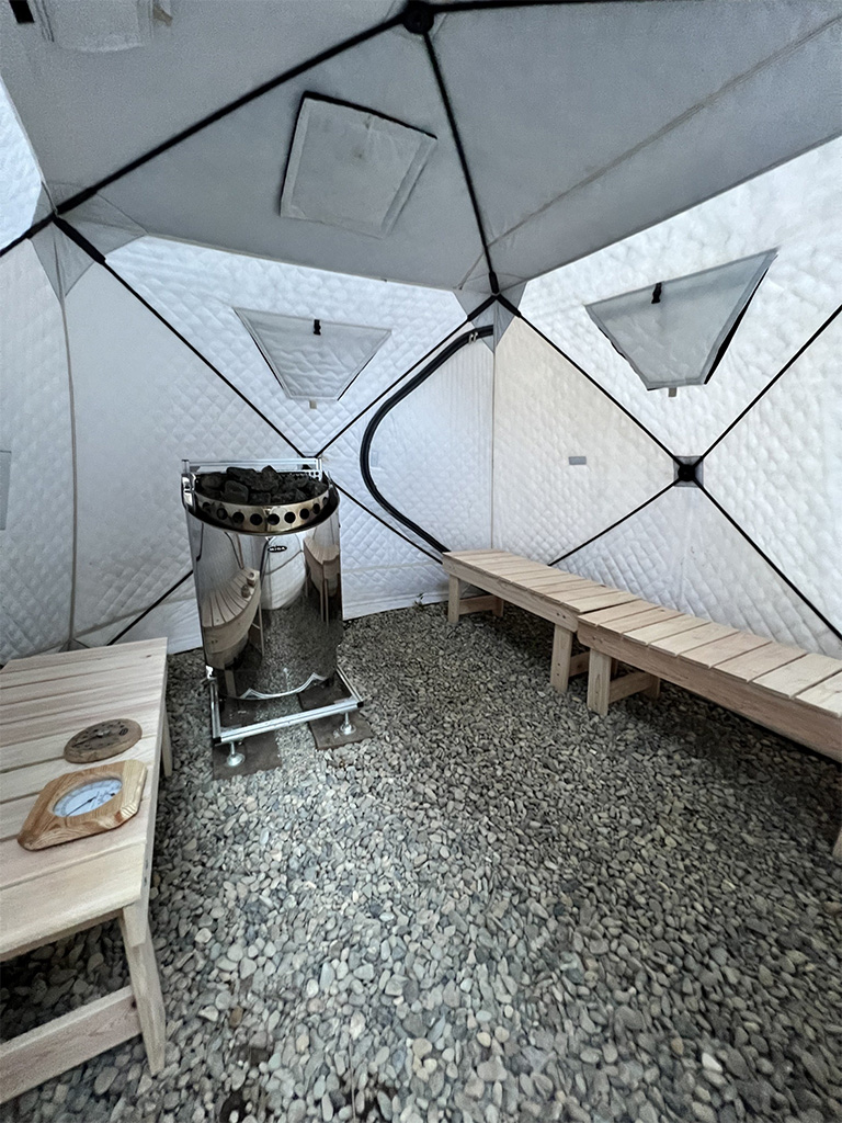 サウナルームの写真